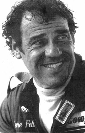 Gene Felton in his racing suit